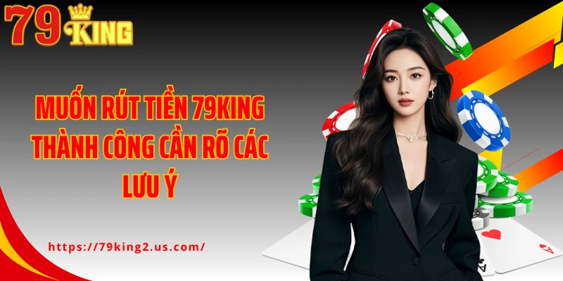 Muốn rút tiền 79King thành công cần rõ các lưu ý